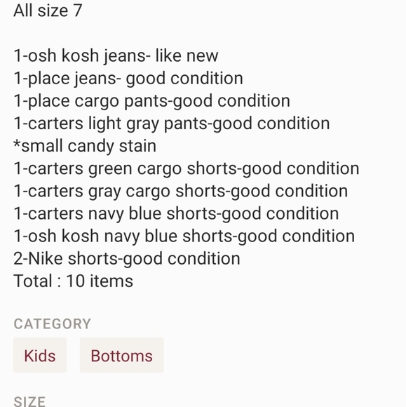 Oshkosh, carters, nike *sold* - Picture 8 of 8